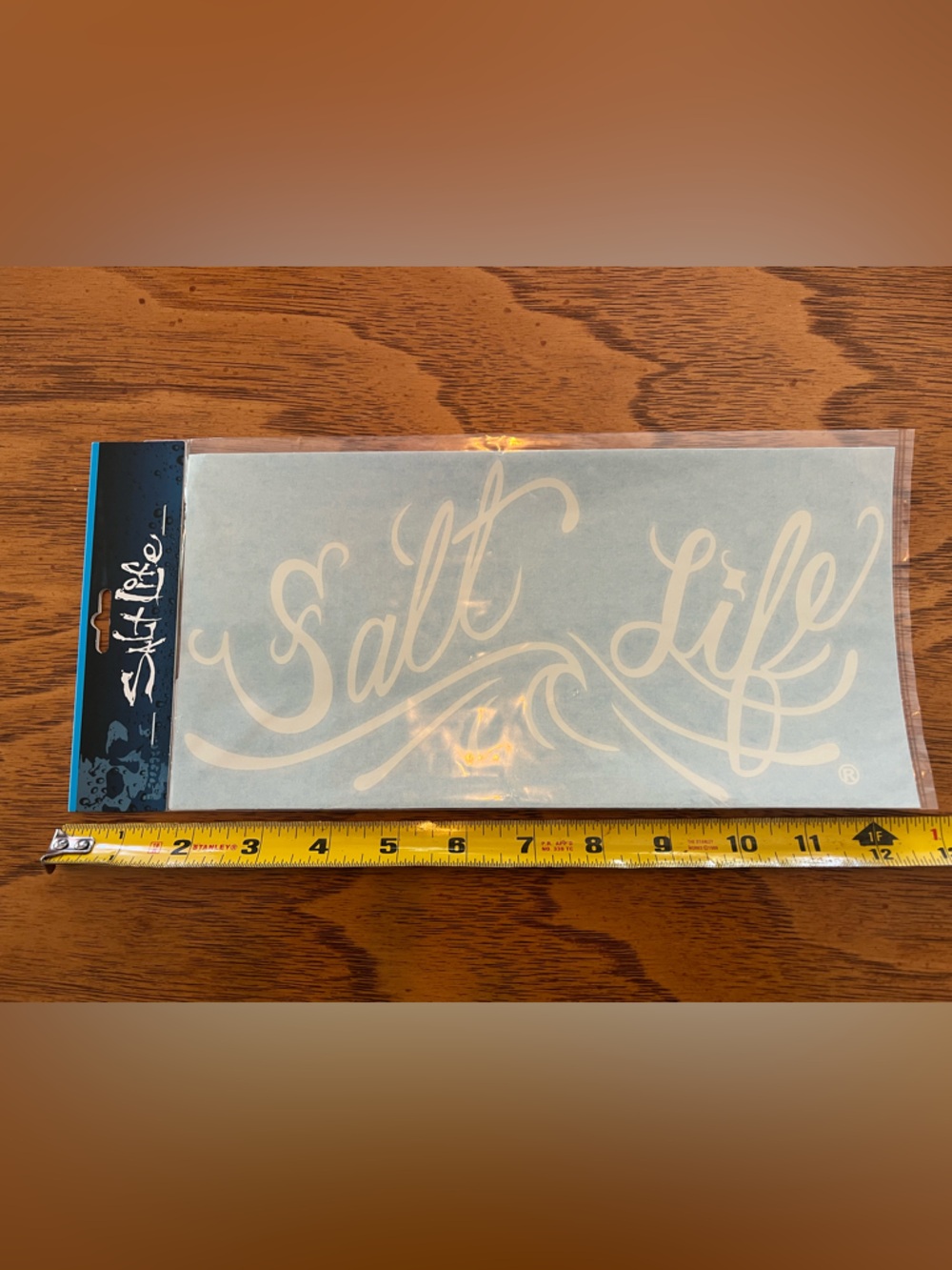 Salt Life Wave White Decal Sticker